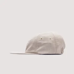 Headwear|Found Feather Tropical Wool 6 Panel Cap - Beige