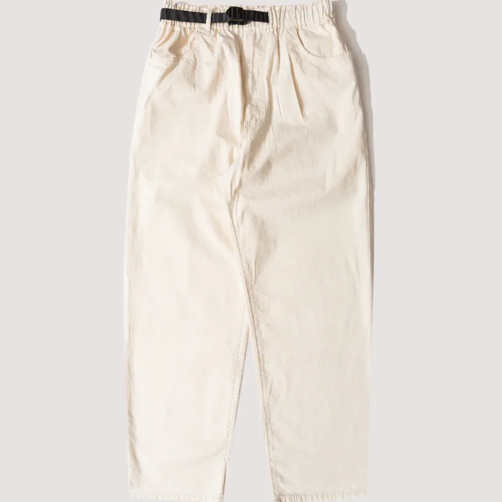 Trousers|Danton Tuck Belted Pants - Ecru