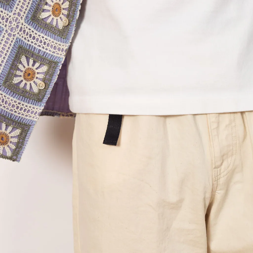 Trousers|Danton Tuck Belted Pants - Ecru