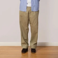 Trousers|Universal Works Twill Duke Pant - Stone