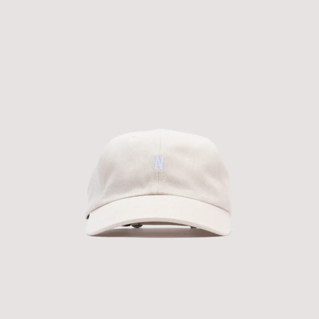 Headwear|Norse Projects Twill Sports Cap - Natural