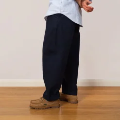 Trousers|You Must Create Twisted Trouser - Navy