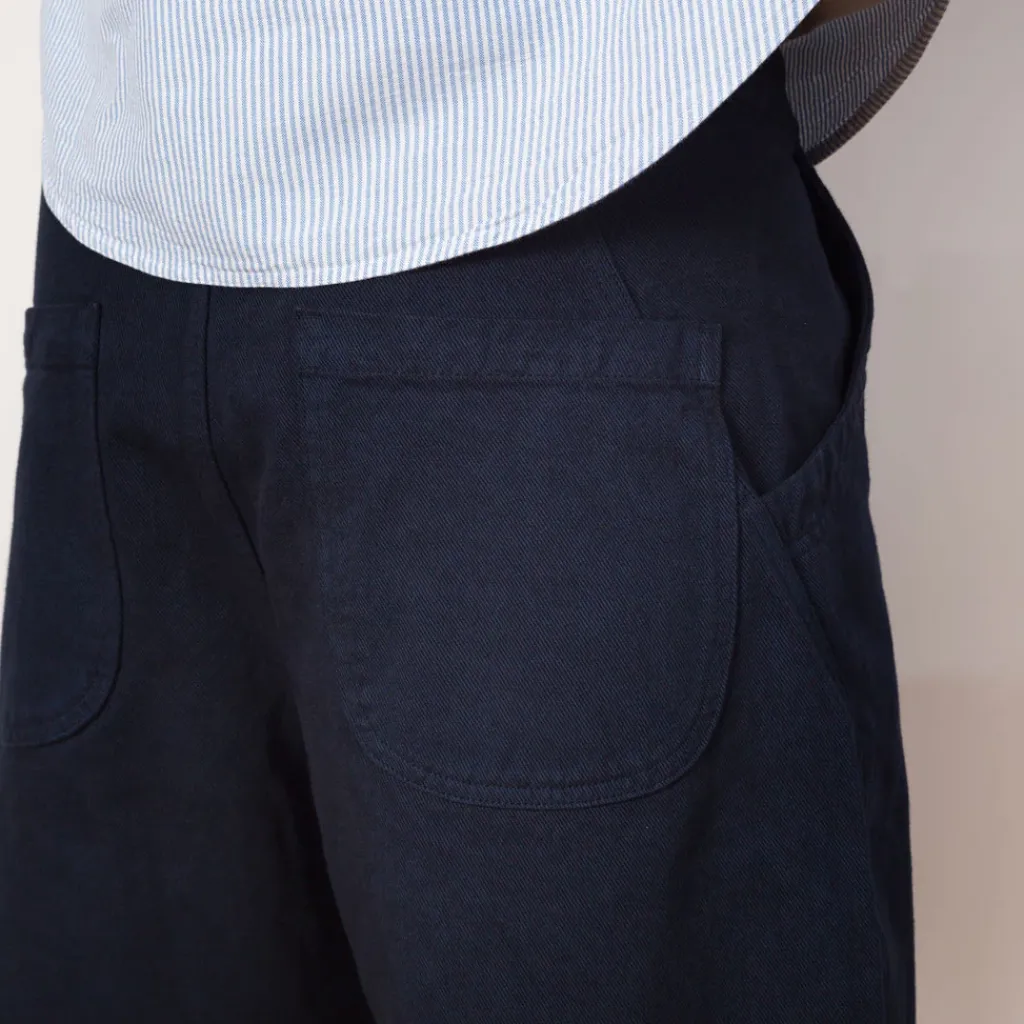 Trousers|You Must Create Twisted Trouser - Navy