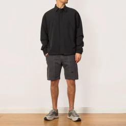 Shirts|Roa Utility Overshirt - Black