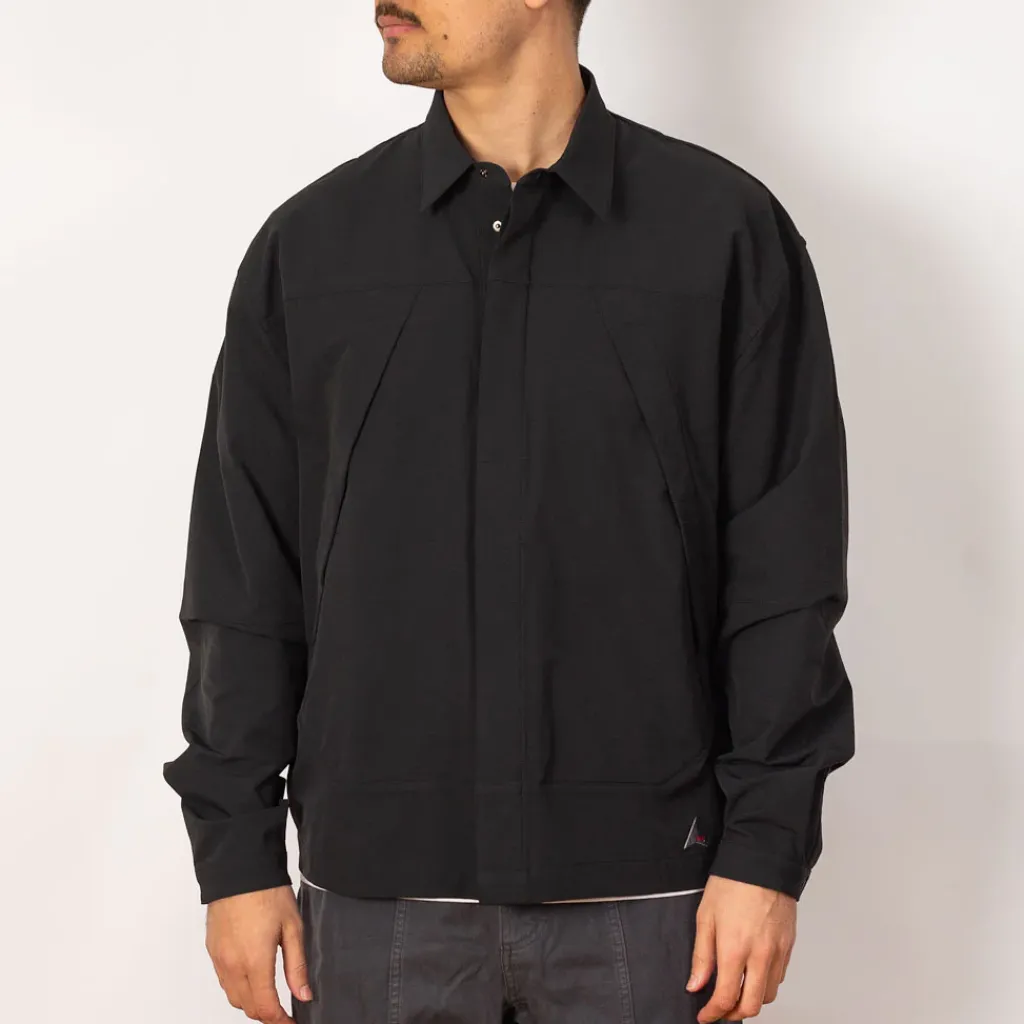 Shirts|Roa Utility Overshirt - Black