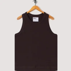 T-Shirts|MHL By Margaret Howell Vest - Dark Chocolate