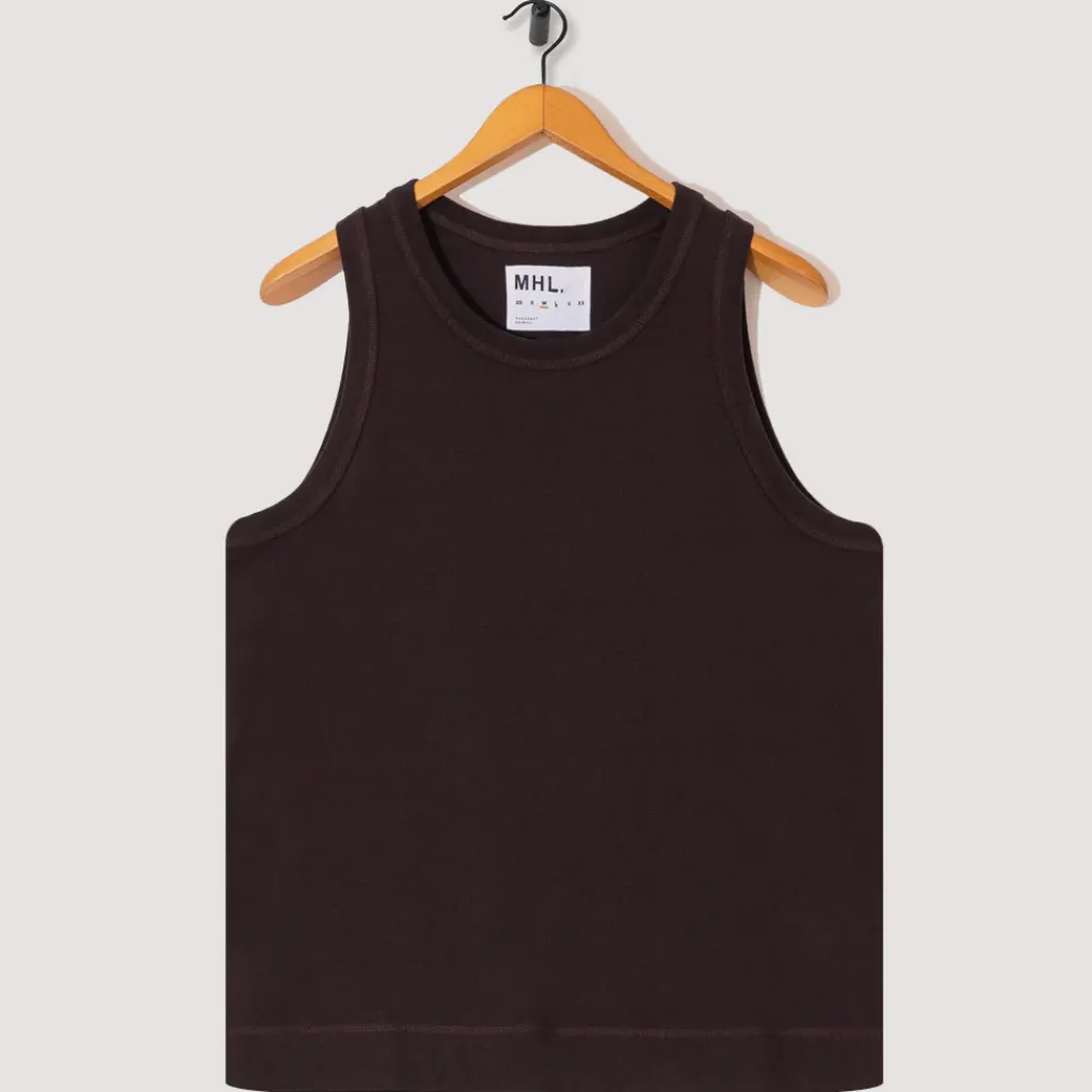 T-Shirts|MHL By Margaret Howell Vest - Dark Chocolate