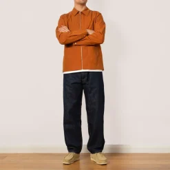 Shirts|NN07 Virgil Zip Shirt 5024 - Caramel