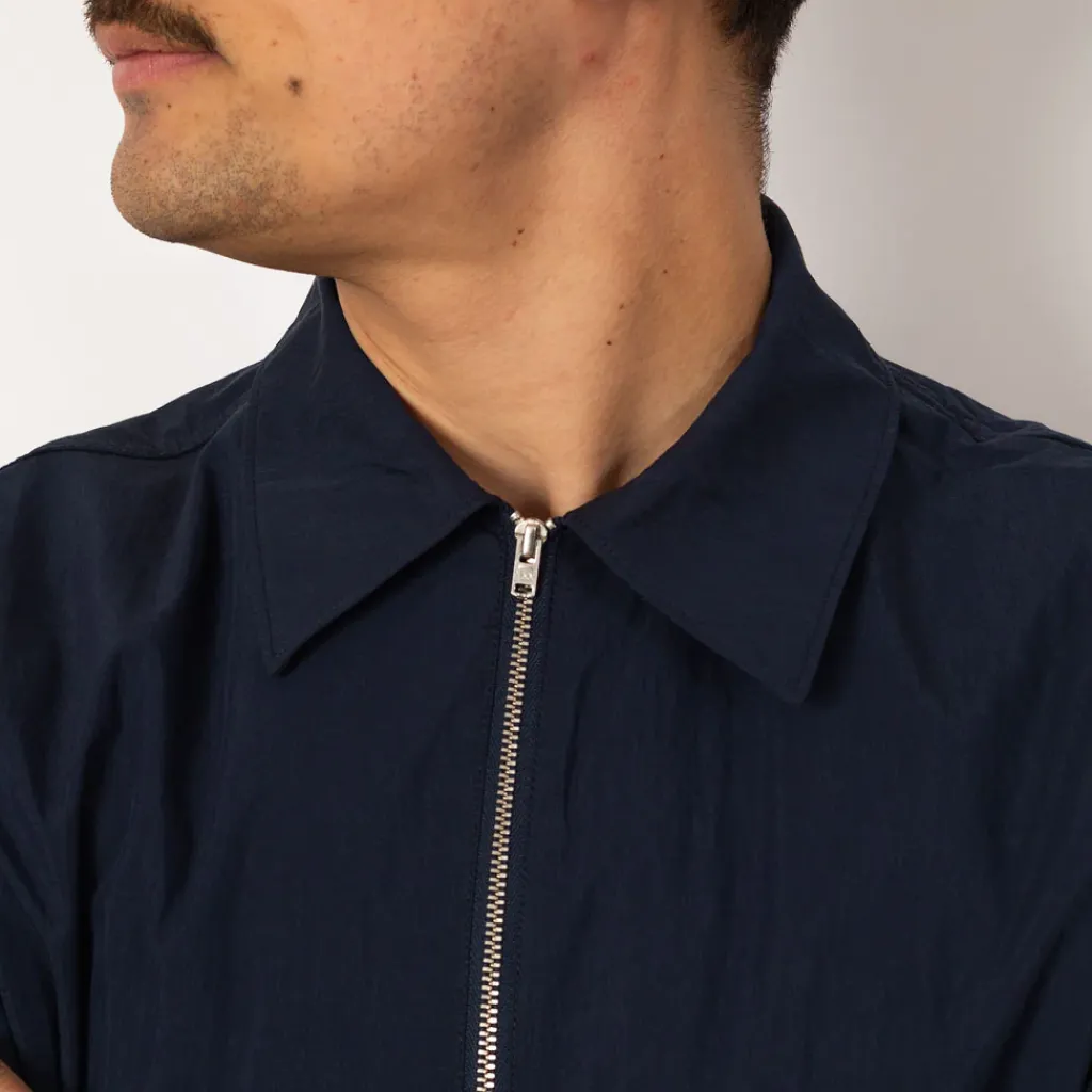 Shirts|NN07 Virgil Zip Shirt 5024 - Navy