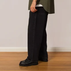 Jeans|Stan Ray Wide 5 Jean - Washed Black Denim