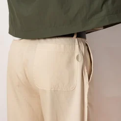 Trousers|Folk Wide Fit Trouser - Pumice Herringbone