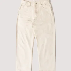 Jeans|Hatski Wide Taper Jean - Ecru