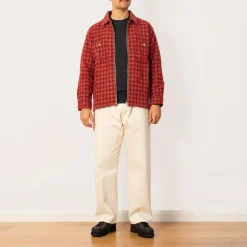 Jeans|Hatski Wide Taper Jean - Ecru