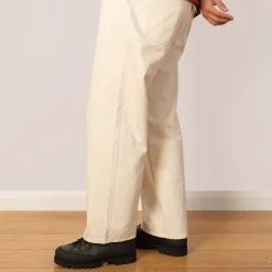 Jeans|Hatski Wide Taper Jean - Ecru