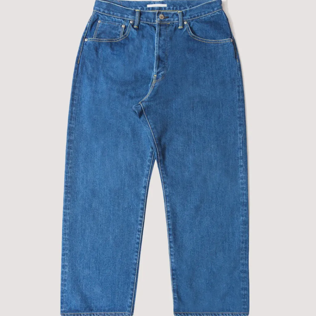 Jeans|Hatski Wide Taper Jean - Wash