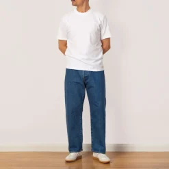 Jeans|Hatski Wide Taper Jean - Wash