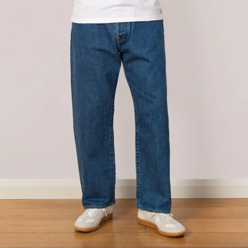 Jeans|Hatski Wide Taper Jean - Wash