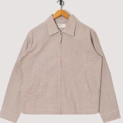 Jackets|Universal Works Windcheater Jacket - Ecru/Sand