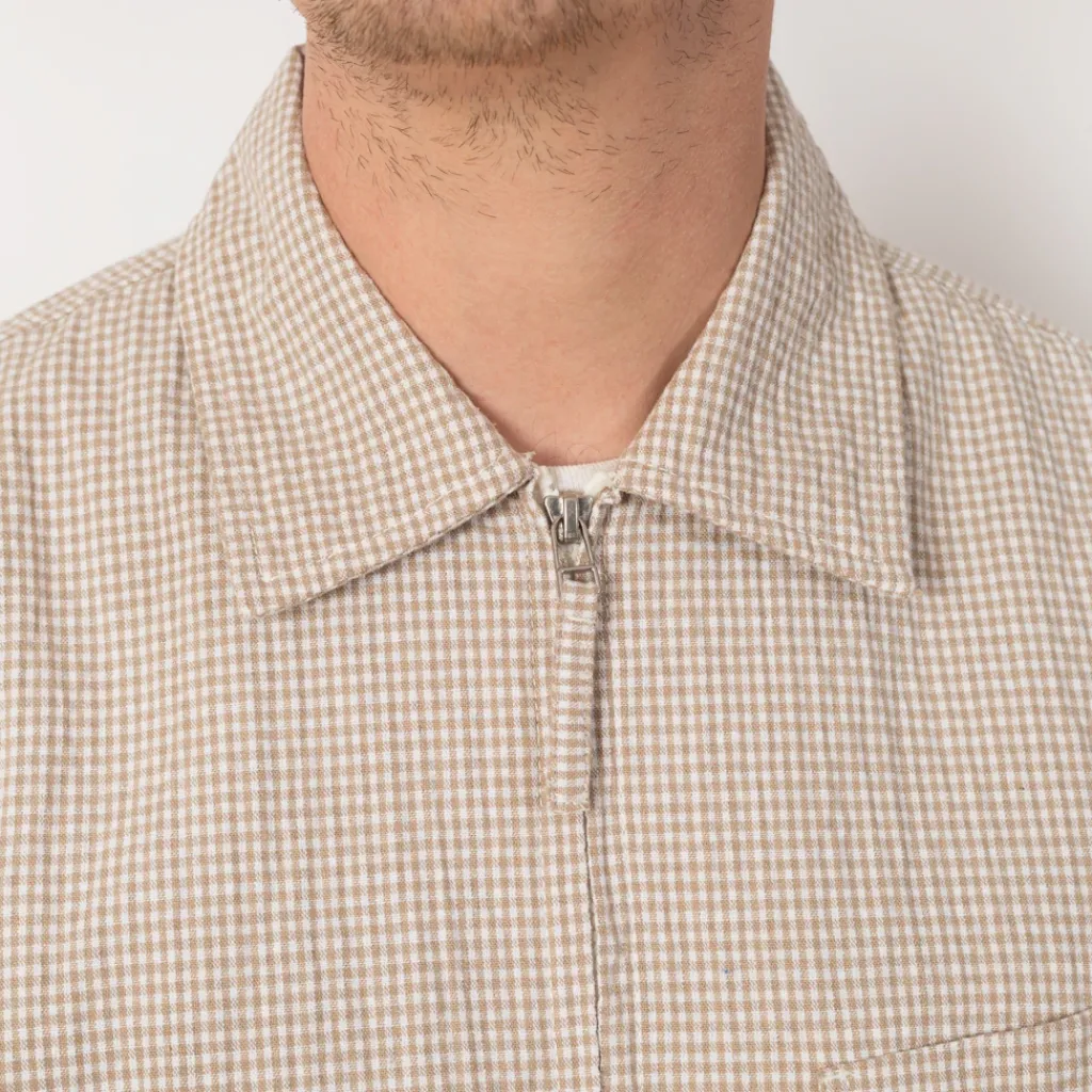 Jackets|Universal Works Windcheater Jacket - Ecru/Sand