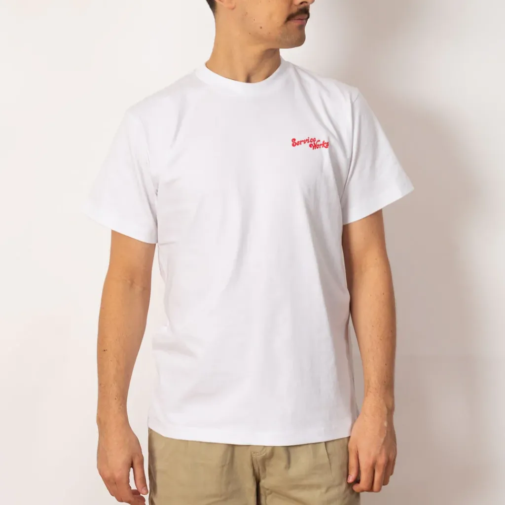 T-Shirts|Service Works Work + Pleasure Tee - White