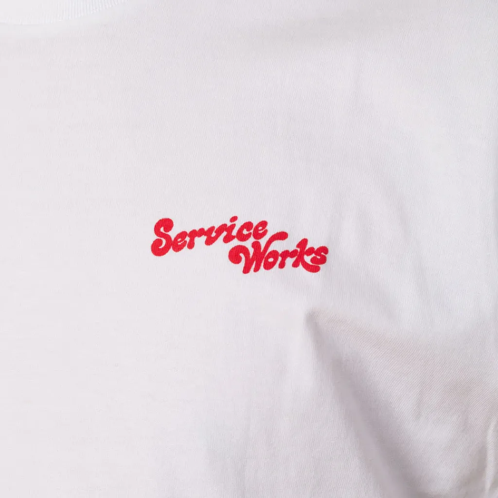T-Shirts|Service Works Work + Pleasure Tee - White
