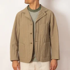 Jackets|Ends and Means Work Jacket - Sand