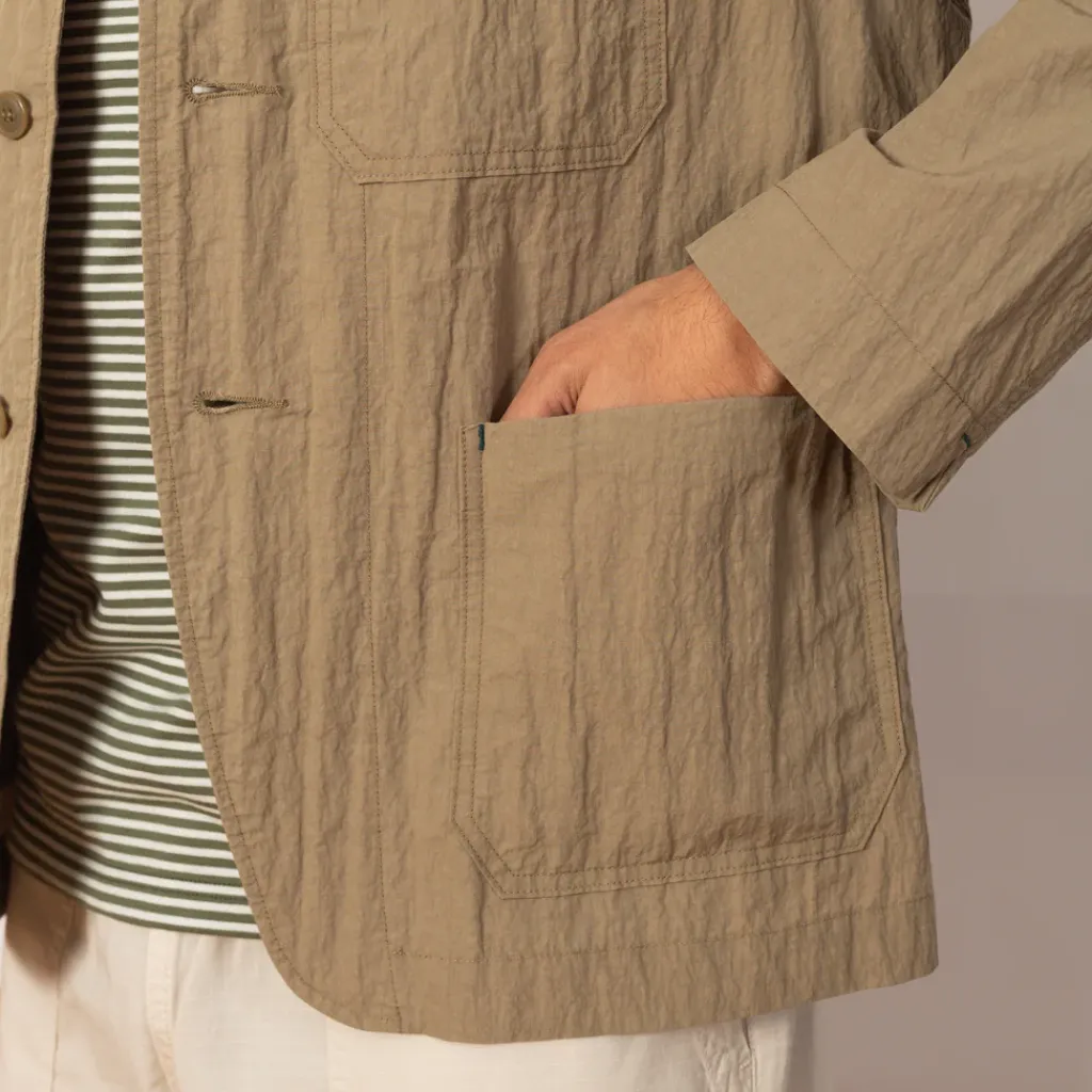 Jackets|Ends and Means Work Jacket - Sand