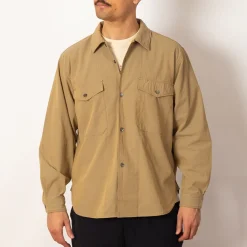 Shirts|Ends and Means Work Shirt - Beige