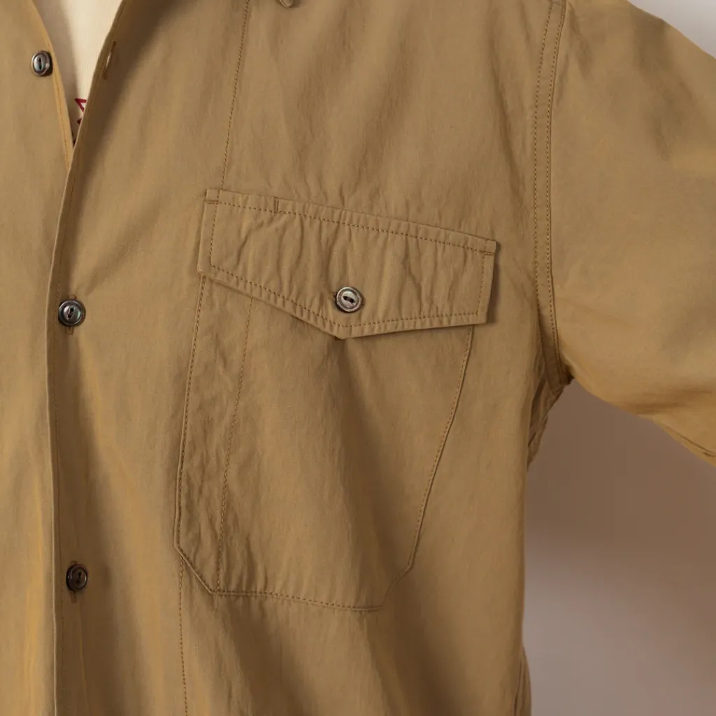 Shirts|Ends and Means Work Shirt - Beige