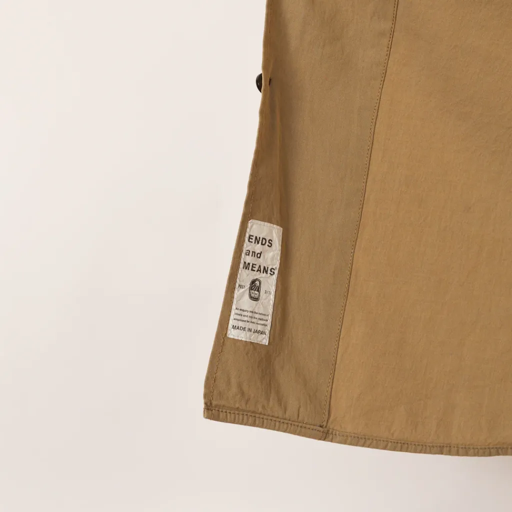 Shirts|Ends and Means Work Shirt - Beige