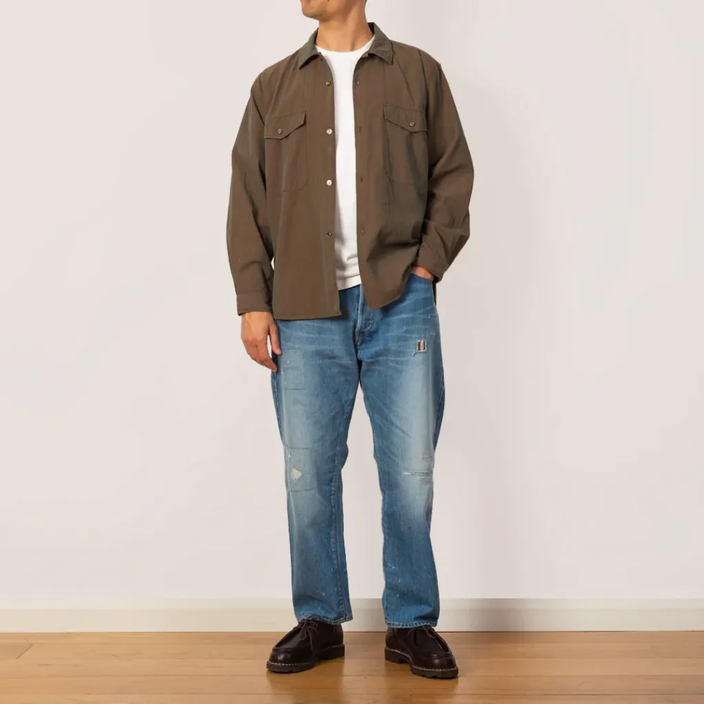Shirts|Ends and Means Work Shirt - Khaki
