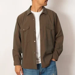 Shirts|Ends and Means Work Shirt - Khaki