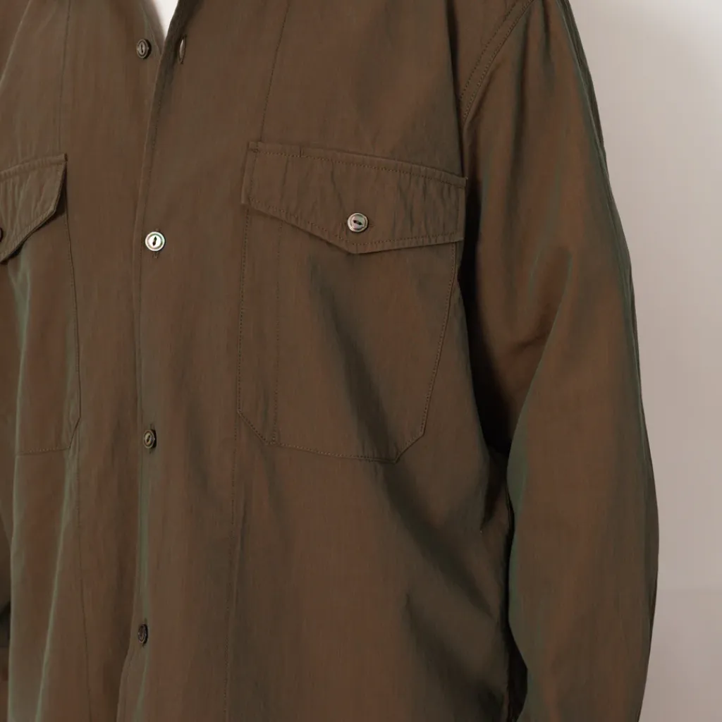 Shirts|Ends and Means Work Shirt - Khaki