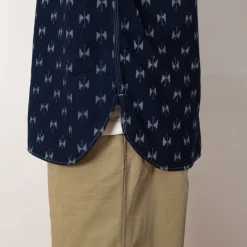 Shirts|Needles Work Shirt Indigo Kasuri - Papillon