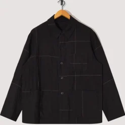 Jackets|Kaptain Sunshine Work Shirt Jacket - Black Window Pane