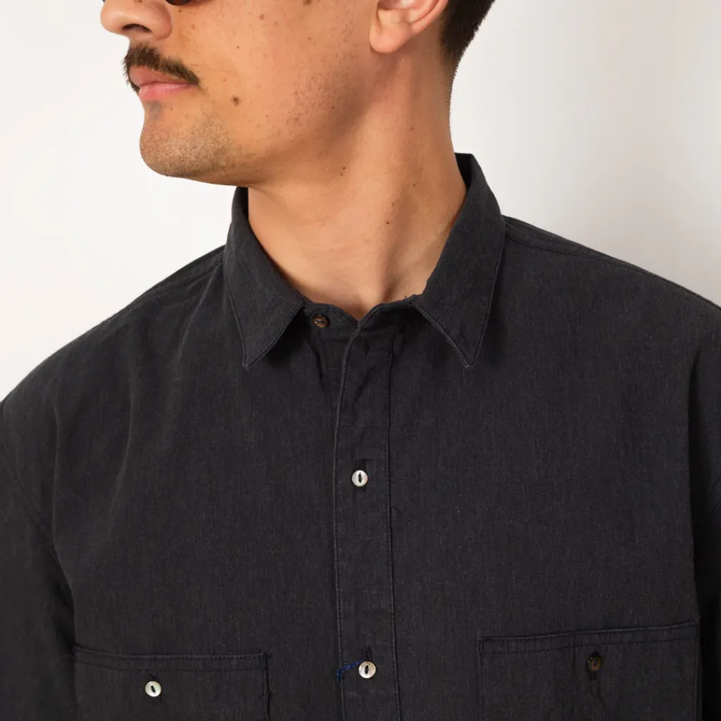 Shirts|Hatski Work S/S Shirt - Top Charcoal