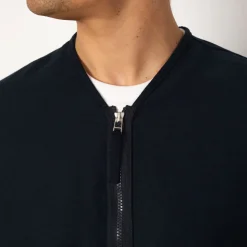 Jackets|Universal Works Zip Liner Jacket - Navy