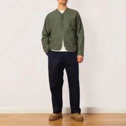 Jackets|Universal Works Zip Liner Jacket - Olive