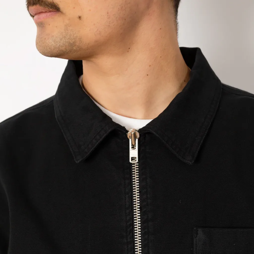 Shirts|Stan Ray Zip Shirt - Washed Black Duck