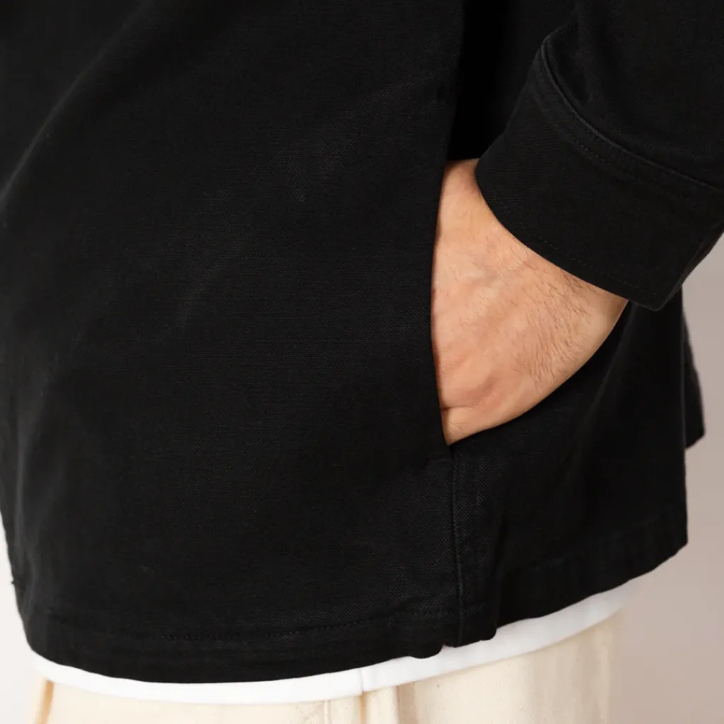 Shirts|Stan Ray Zip Shirt - Washed Black Duck